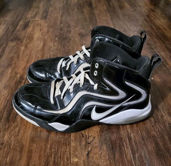 Vintage Tony Parker PE 2009 Black Nike Zoom Shoes Player Exclusive Size 14 main image 4